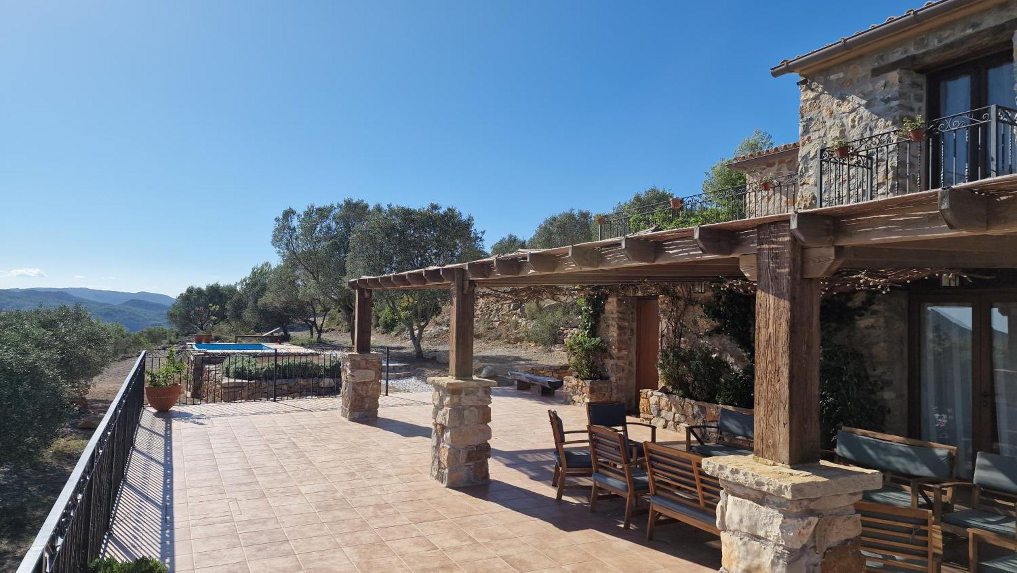 La Cueva De Miravet - Villa De Lujo En La Cima De La Montana Con Vistas Al Mar Cabanes  Dış mekan fotoğraf